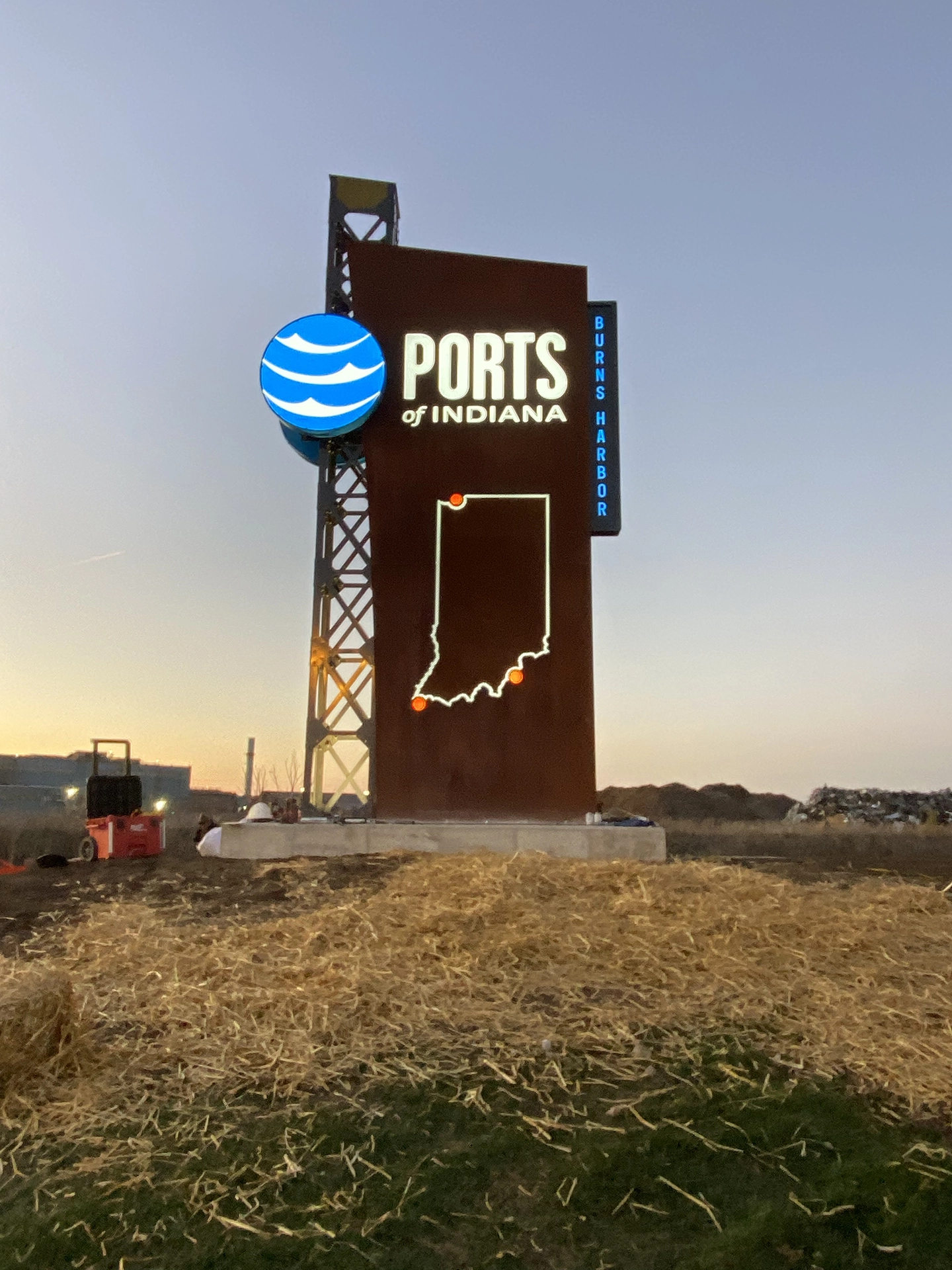 Ports of Indiana Signs