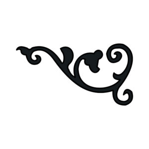 Aluminum Aztec Scroll Bracket